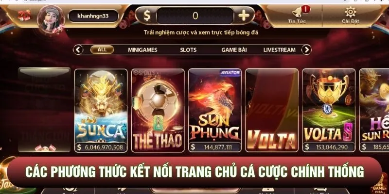 Các phương thức kết nối trang chủ cá cược chính thống Các phương thức kết nối trang chủ cá cược chính thống