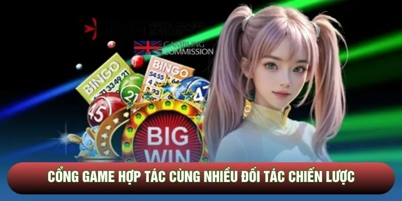 Cổng game hợp tác cùng nhiều đối tác chiến lược Cổng game hợp tác cùng nhiều đối tác chiến lược