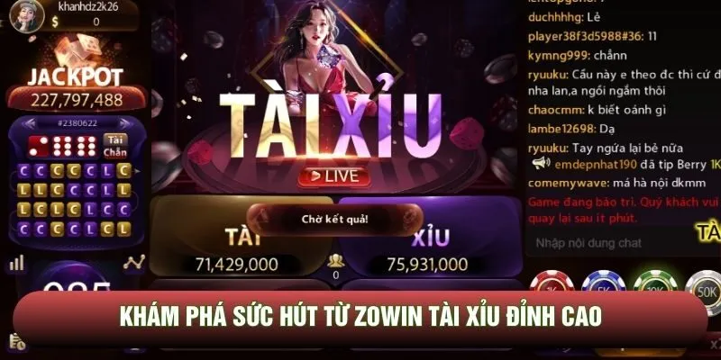 Khám phá sức hút từ Zowin tài xỉu đỉnh cao Khám phá sức hút từ Zowin tài xỉu đỉnh cao
