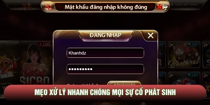 Mẹo xử lý nhanh chóng mọi sự cố phát sinh Mẹo xử lý nhanh chóng mọi sự cố phát sinh