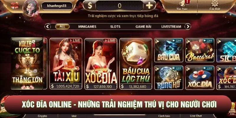 Xóc Đĩa Online - Những Trải Nghiệm Thú Vị Cho Người Chơi